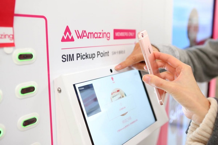 WAmazing устанавливает автоматы по выдачи sim-карт в аэропортах Японии 