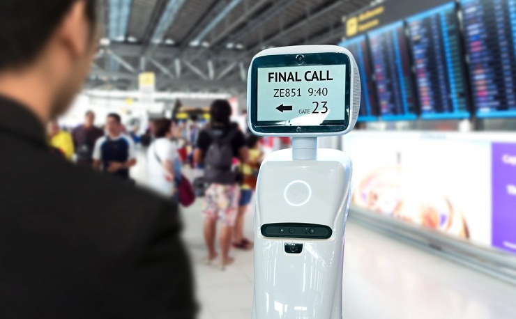 Азиатские аэропорты лидируют по внедрению пользовательских роботов