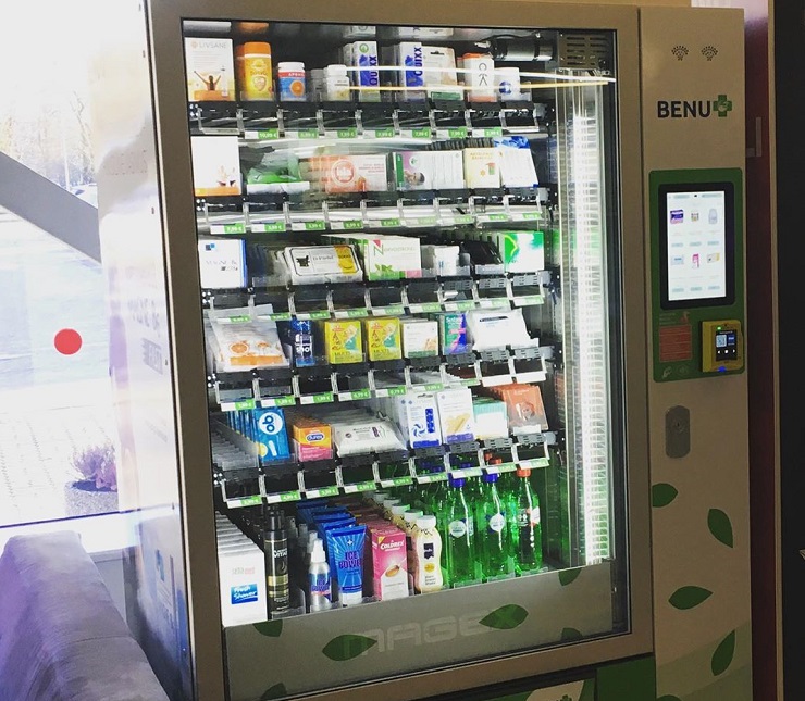 В Эстонии запустили сеть аптечных вендинг автоматов