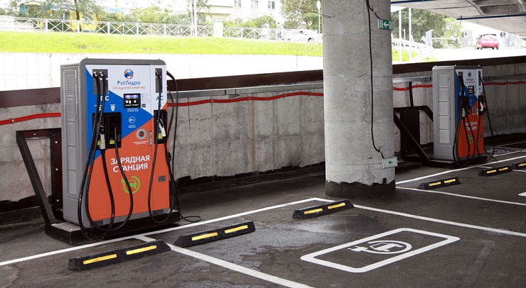 РусГидро расширяет сеть зарядных станций для электромобилей