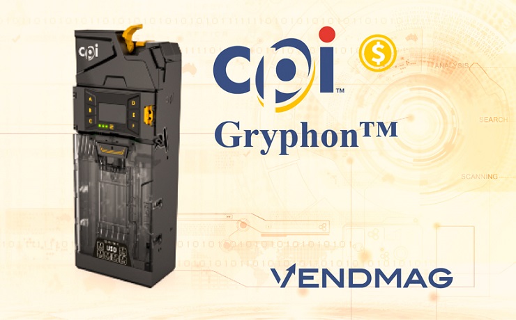 Монетоприёмник Gryphon от Crane Payment Innovations (CPI)