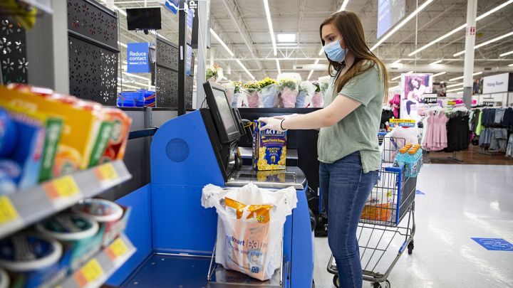 Walmart может заменить кассиров кассами самообслуживания