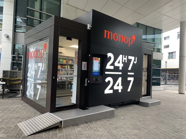 Monoprix тестирует автоматизированный магазин Monop