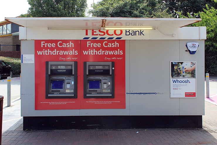 Tesco Bank обновит свой парк банкоматов