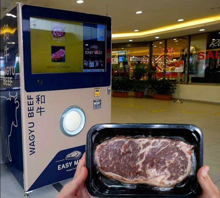 Мясные вендинг автоматы EasyMeat покоряют Сингапур