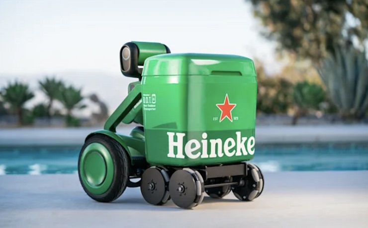 Heineken представил пивного робота Beer Outdoor Transporter