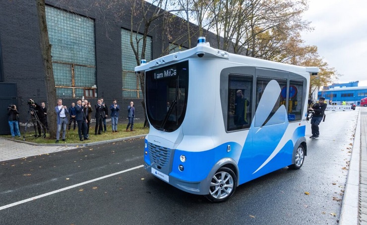 Эстонская компания Auve Tech запускает новый беспилотный электромобиль