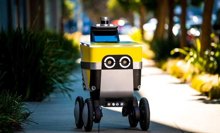 Роботы-доставщики 7-Eleven вышли на улицы Голливуда