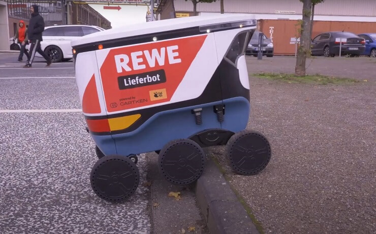 Rewe тестирует роботов для доставки