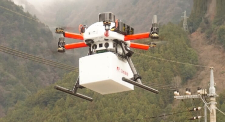 Japan Post коммерциализирует сервис доставки на дом дронами