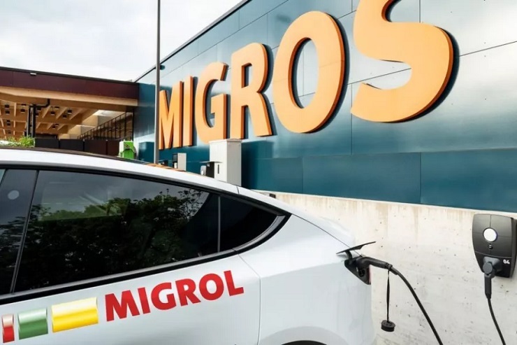 Migros установит более 2000 станций зарядки электромобилей в Швейцарии