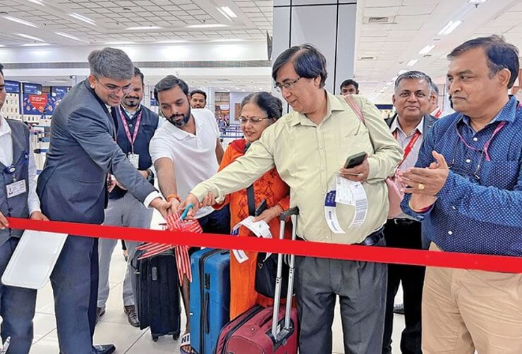 Air India внедрила систему самостоятельной сдачи багажа в аэропорту Ахмадабада