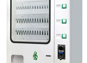 Автомат по продаже сувенирных магнитов с контейнером для сбора пластикового мусора 