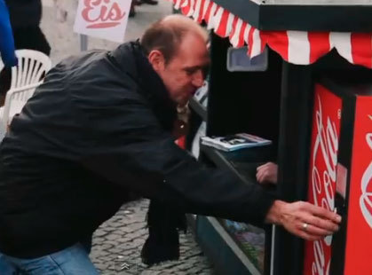Мини торговые автоматы установила Coca-Cola в Германии