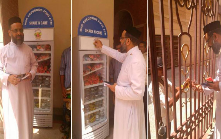 В Индии установили вендинг автомат с бесплатной едой и водой