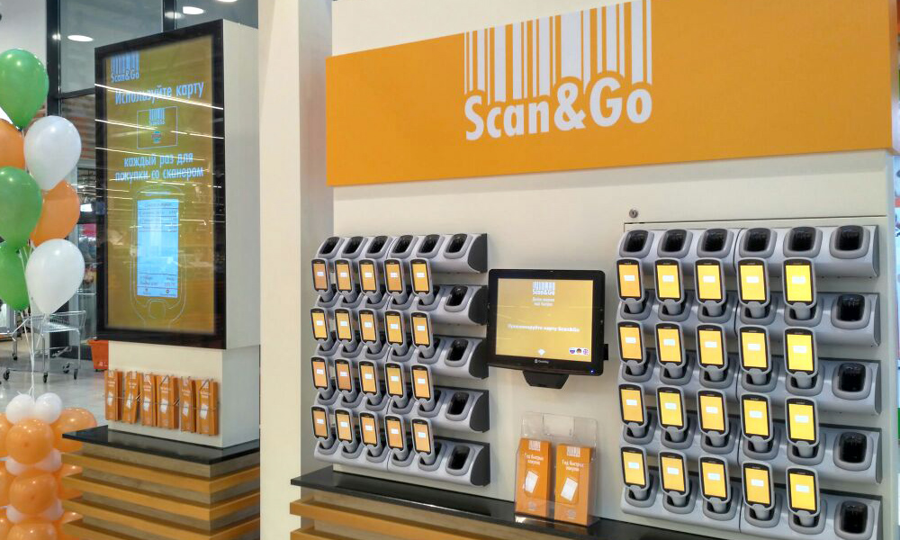 Globus запускает систему Scan&Go! в третьем гипермаркете