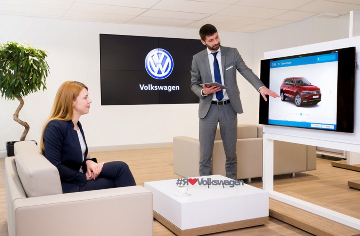 Volkswagen открывает цифровые шоу-румы в Москве и Санкт-Петербурге