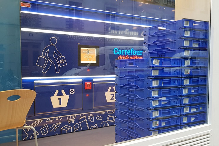 Продуктомат Carrefour в Париже