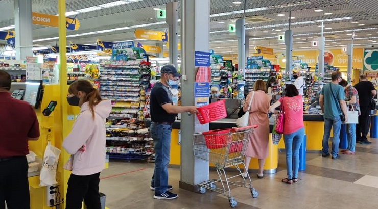 Кассы самообслуживания SelfPoint в супермаркете ГК «Городок»
