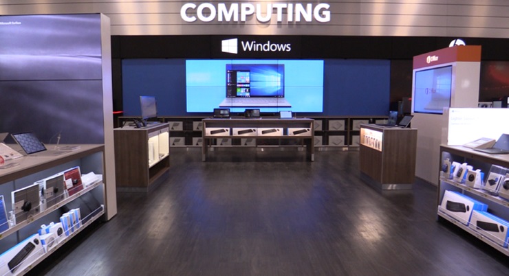 Microsoft установил киоски самообслуживания в канадских магазинах Best Buy