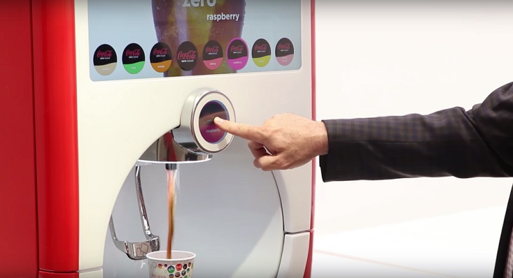 Coca-Cola представила вендинг автомат будущего