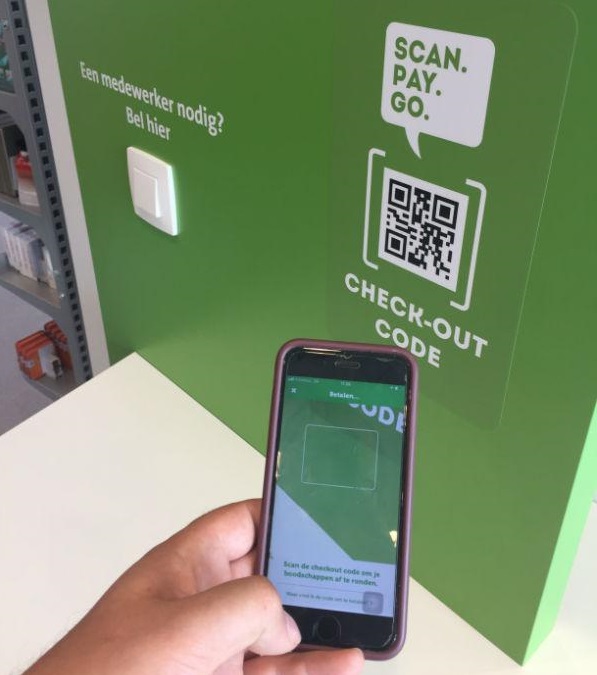 Spar запускает в четырех бельгийских магазинах систему «Scan.Pay.Go.»