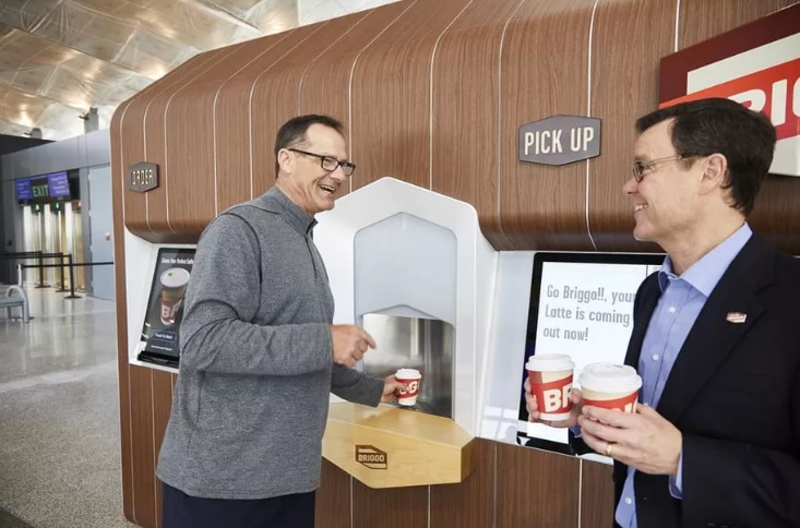Круглосуточный кофейный робот Briggo открылся в аэропорту Остина