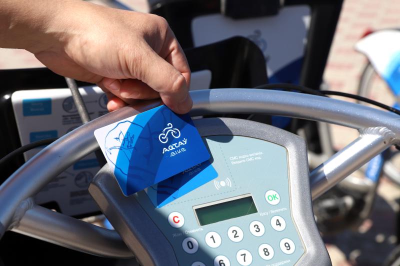 В Актау открыли станции автоматизированного велопроката «Aqtaybike»