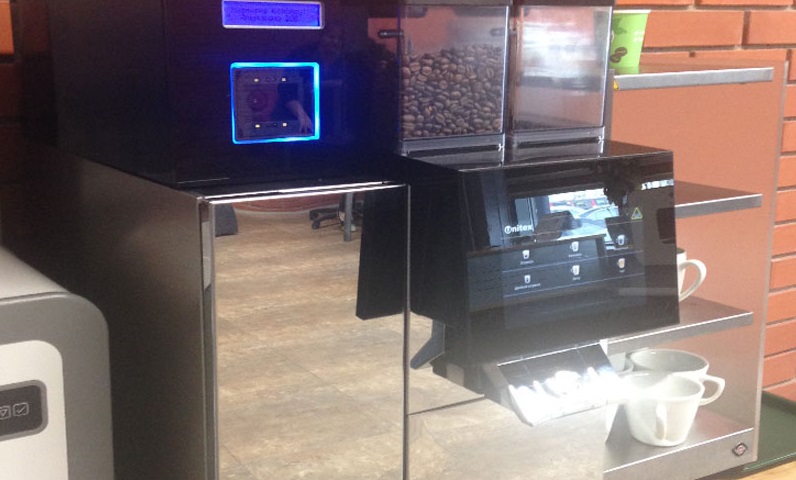 Трансстройбанк внедрил терминалы по приему безналичных платежей в кофейные автоматы