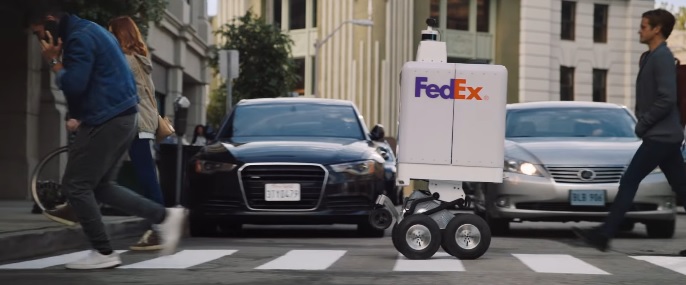 FedEx представляет автономного робота-курьера 