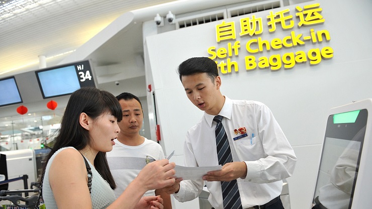 Китай увеличит число систем саморегистрации пассажиров в крупных аэропортах