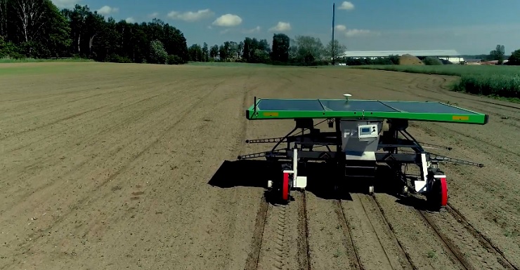 В Дании разработали сельхоз робота FarmDroid 