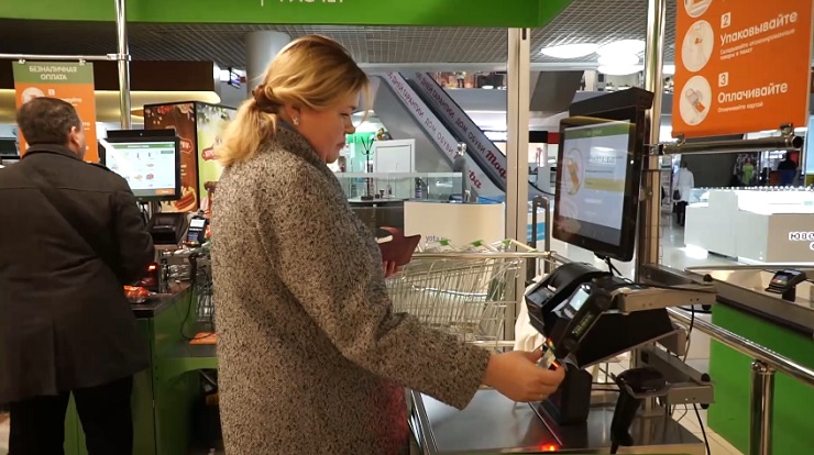 Новый супермаркет «Макси» в Череповце получил кассы самообслуживания