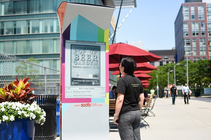 В Бостоне городские Digital Signage экраны использую технологии умного города
