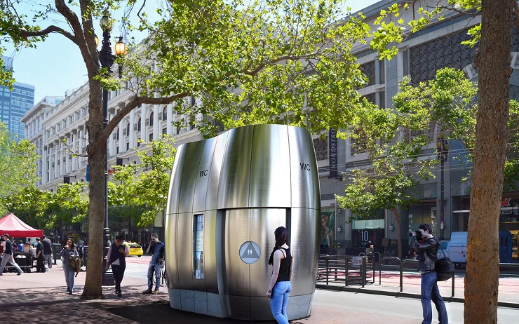 В Сан-Франциско могут появиться футуристические туалеты с рециркуляцией дождевой воды
