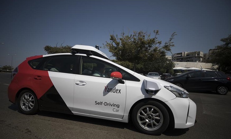 Яндекс тестирует беспилотные автомобили на улицах Тель-Авива