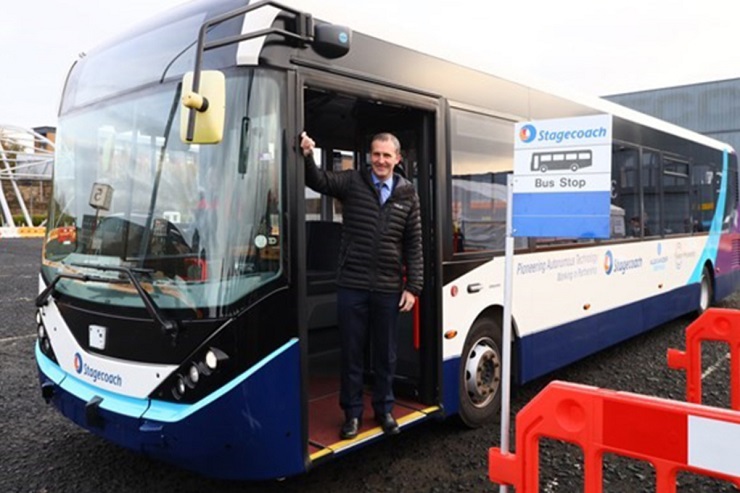 В Шотландии запустят 5 беспилотных автобусов
