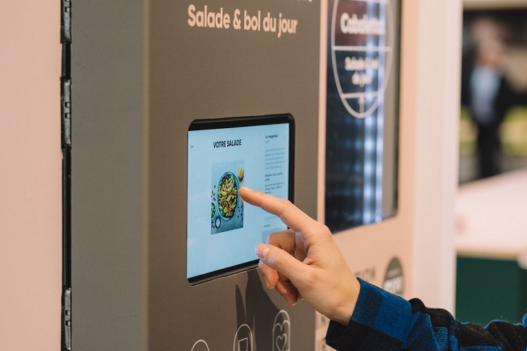 Bonduelle запускает роботизированные салатные вендинг автоматы во Франции