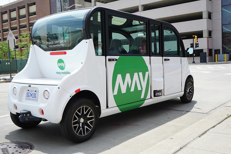 May Mobility получил $50 млн инвестиций на разработку беспилотных автобусов