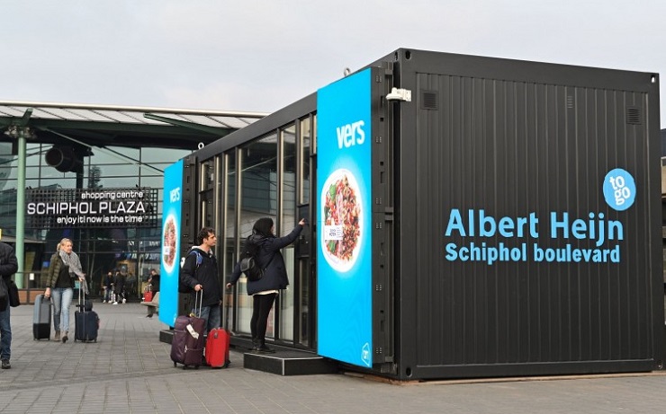 Цифровой автоматизированный магазин Albert Heijn открылся в аэропорту Схипхол