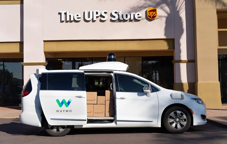 Waymo и UPS создают проект беспилотной доставки грузов 