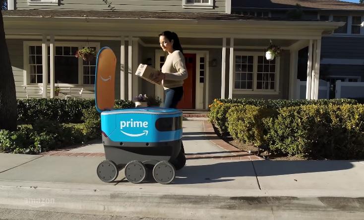 Роботы-курьеры Amazon Scout скоро смогут легально работать в Вирджинии