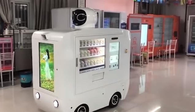 Беспилотные роботизированные вендинг автоматы тестируют в Сингапуре