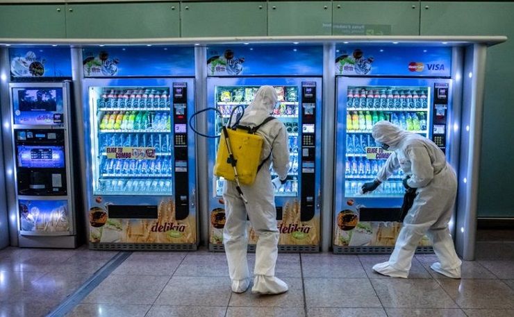 EVA: европейские вендинг автоматы «остаются безопасными» на фоне опасений коронавируса