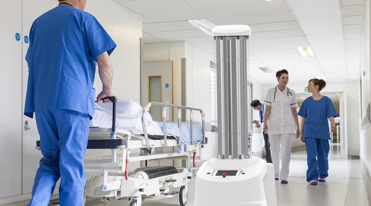 В Дании разработали робота-дезинфектора для больниц