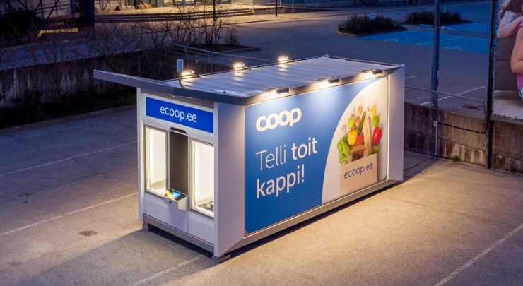 Coop Estonia тестирует роботизированные продуктоматы 