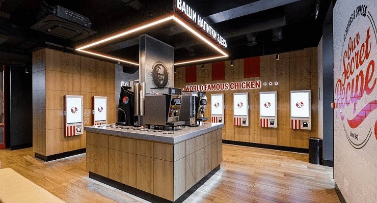 KFC запускает полностью автоматизированный ресторан в Москве