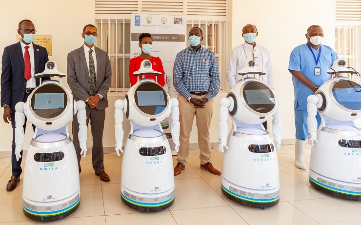 ООН направила 5 роботов в Руанду для борьбы с распространением Covid-19