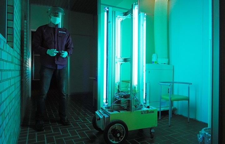 Farmroid представил робота для дезинфекции помещений