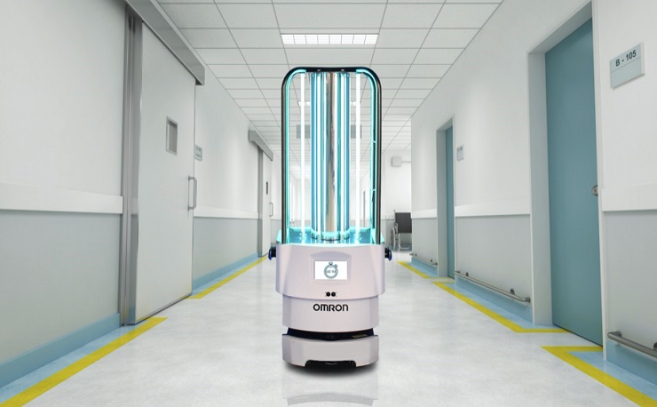 Omron и Techmetics Robotics представили робота для дезинфекции